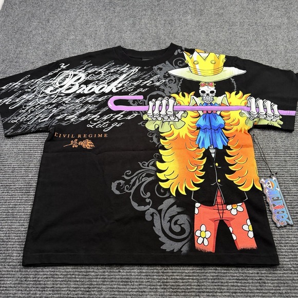 Civil Regime Other - Civilregime x One Piece Brook Soul King 199X Oversized Tee Medium Black Sold Out